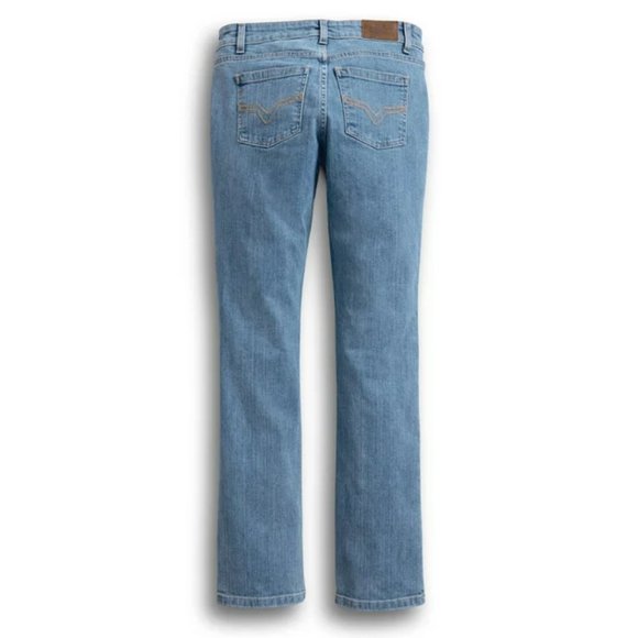Harley-Davidson Denim - Harley Davidson- Women's Straight Leg Mid-Rise Jeans